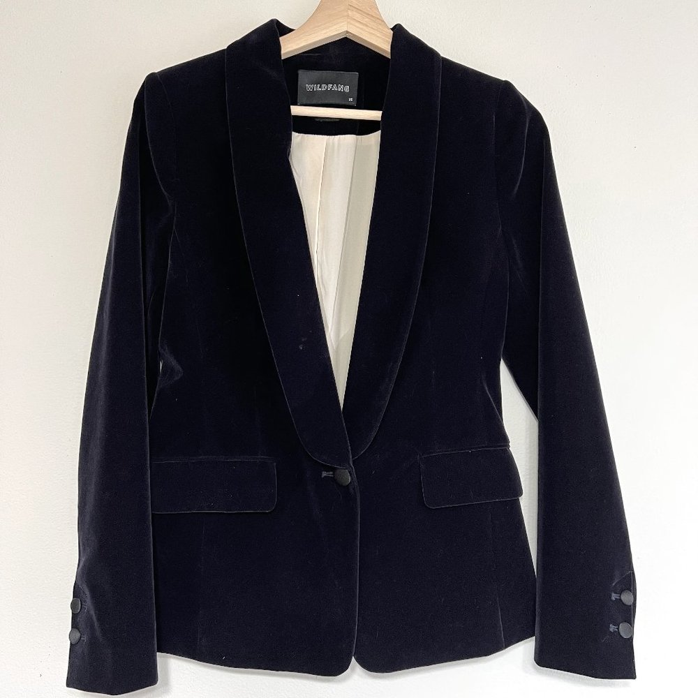 Wildfang Velvet Tux Blazer